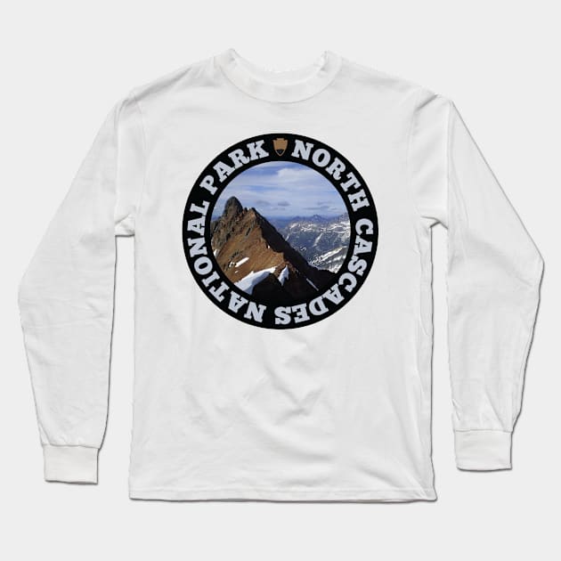 North Cascades National Park circle Long Sleeve T-Shirt by nylebuss